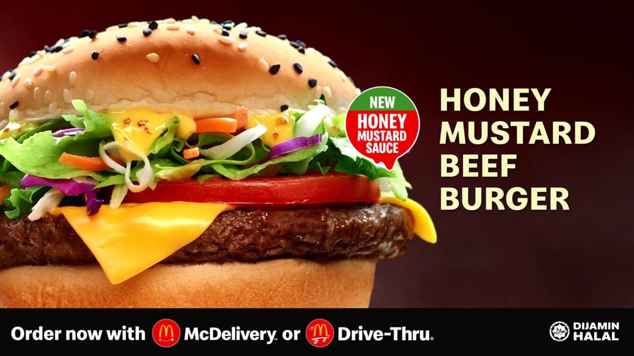 McDonald's — McDonalds 'Honey Mustard Beef Burger' 6s